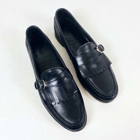 Allen Edmonds Wyngate Black Fringe Loafers 11B main image 6